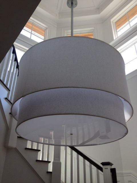 Meyda Tiffany Cilindro 134583 Pendant Light - Nickel
