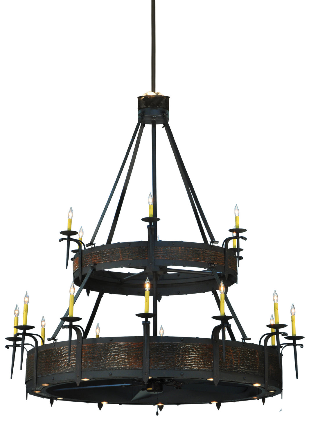 Meyda Tiffany Costello 134750 Chandelier Light - Wrought Iron