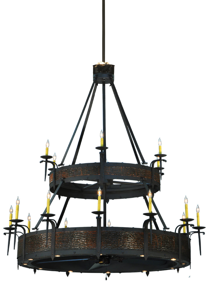 Meyda Tiffany Costello 134750 Chandelier Light - Wrought Iron