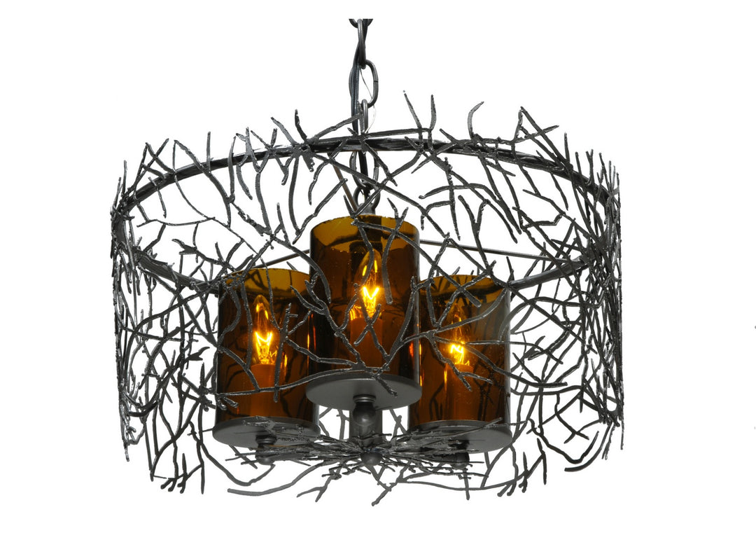 Meyda Tiffany Twigs 135707 Chandelier Light - Timeless Bronze