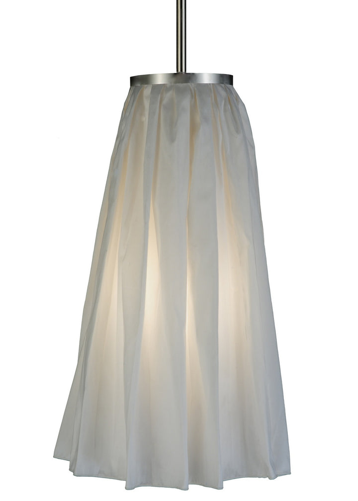 Meyda Tiffany Drapery 135904 Pendant Light - Polished Nickel