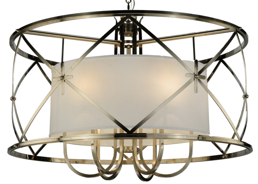 Meyda Tiffany Penelope 135929 Chandelier Light - Brushed Nickel