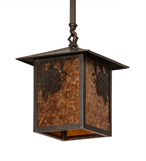 Meyda Tiffany Lighting 62030 Seneca One Light Pendant Outdoor Bronze / Dark