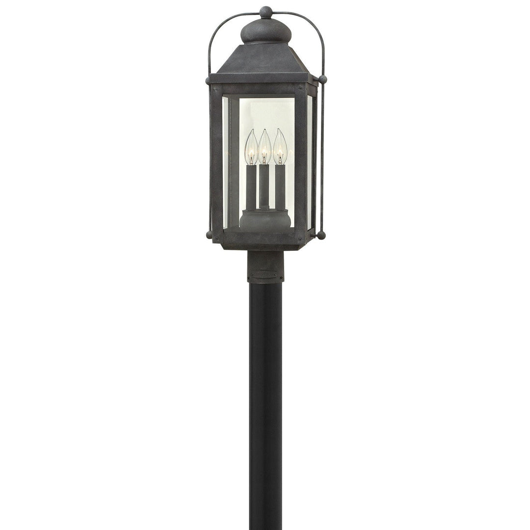 Hinkley Lighting 1851DZ  Anchorage Outdoor Aged Zinc