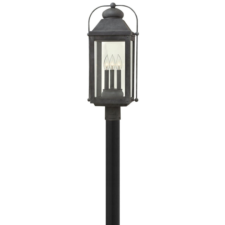 Hinkley Lighting 1851DZ  Anchorage Outdoor Aged Zinc