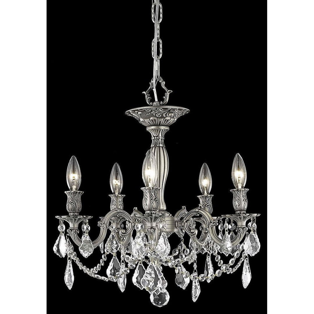 Elegant Rosalia 9205F18PW/RC Chandelier Light - Pewter