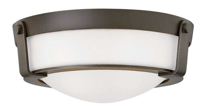 Hinkley Hathaway 3223OB-WH Ceiling Light - Olde Bronze with Etched White glass