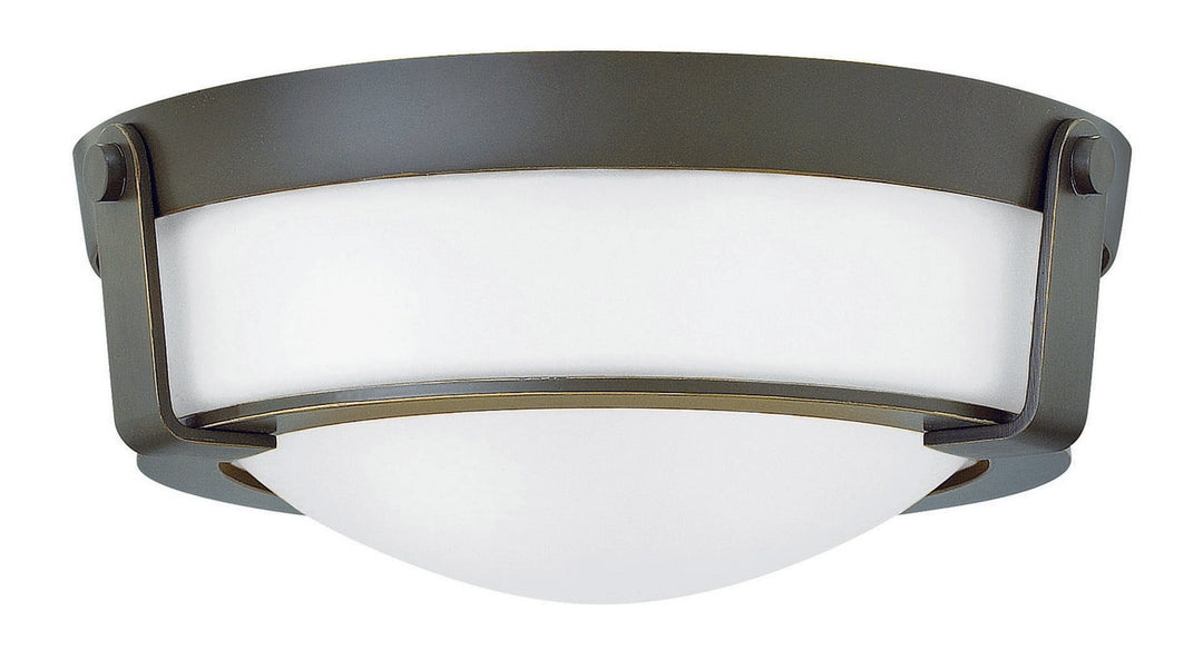 Hinkley Hathaway 3223OB-WH-LED Ceiling Light - Olde Bronze with Etched White glass