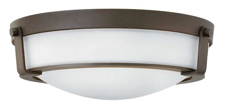 Hinkley Hathaway 3225OB-WH Ceiling Light - Olde Bronze with Etched White glass