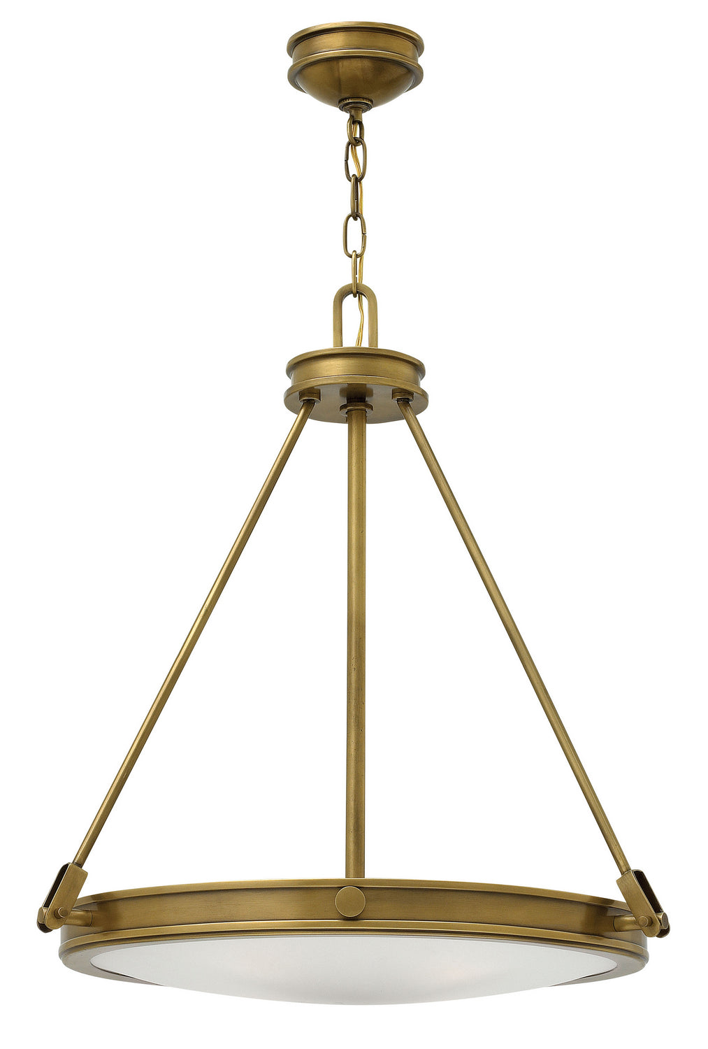 Hinkley Collier 3384HB Pendant Light - Heritage Brass