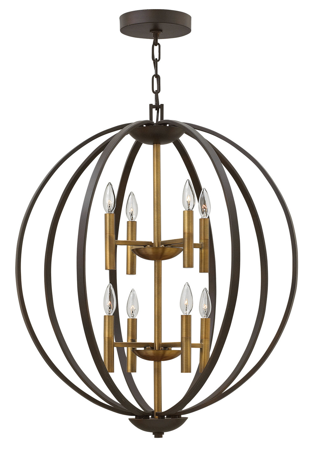 Hinkley Euclid 3468SB Chandelier Light - Spanish Bronze