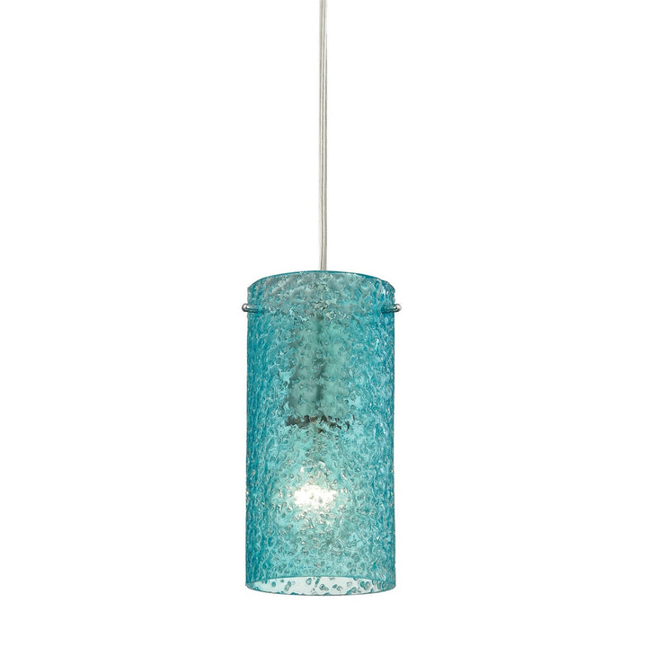 Elk Ice Fragments 10242/1AQ Pendant Light - Satin Nickel