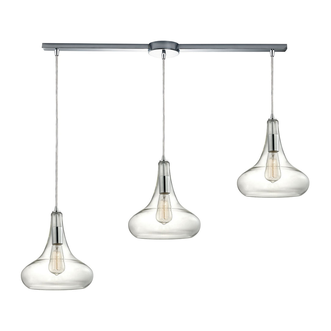 Elk Orbital 10422/3L Pendant Light - Polished Chrome