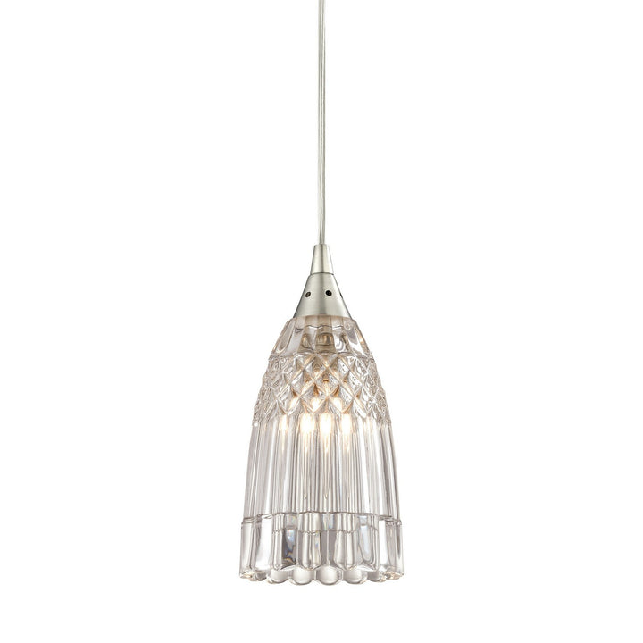 Elk Kersey 10458/1 Pendant Light - Satin Nickel