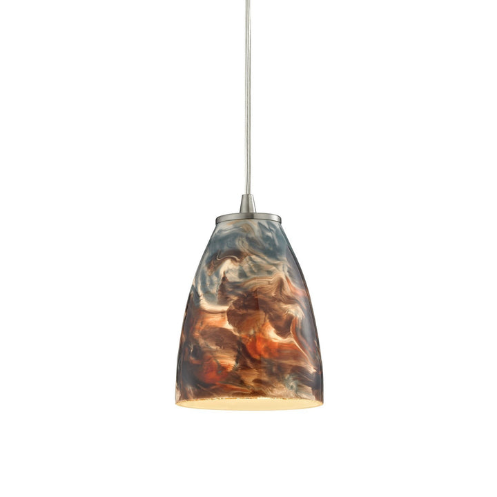 Elk Abstractions 10460/1CS Pendant Light - Satin Nickel