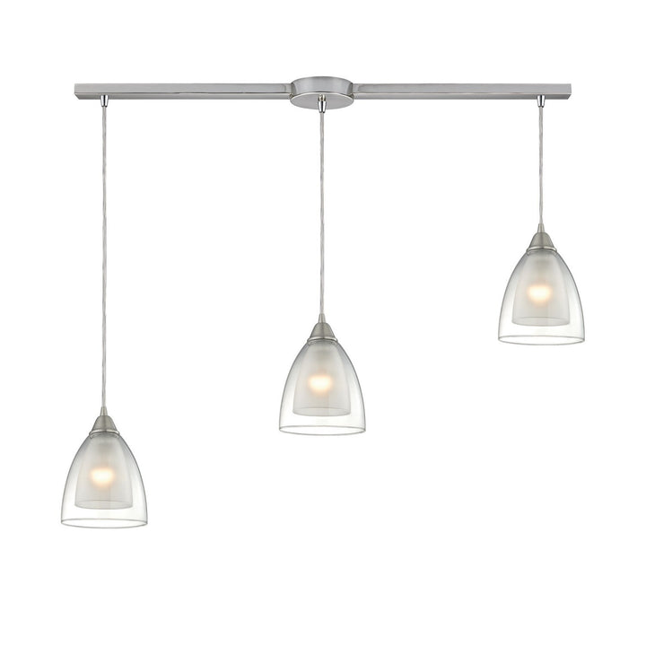 Elk Layers 10464/3L Pendant Light - Satin Nickel