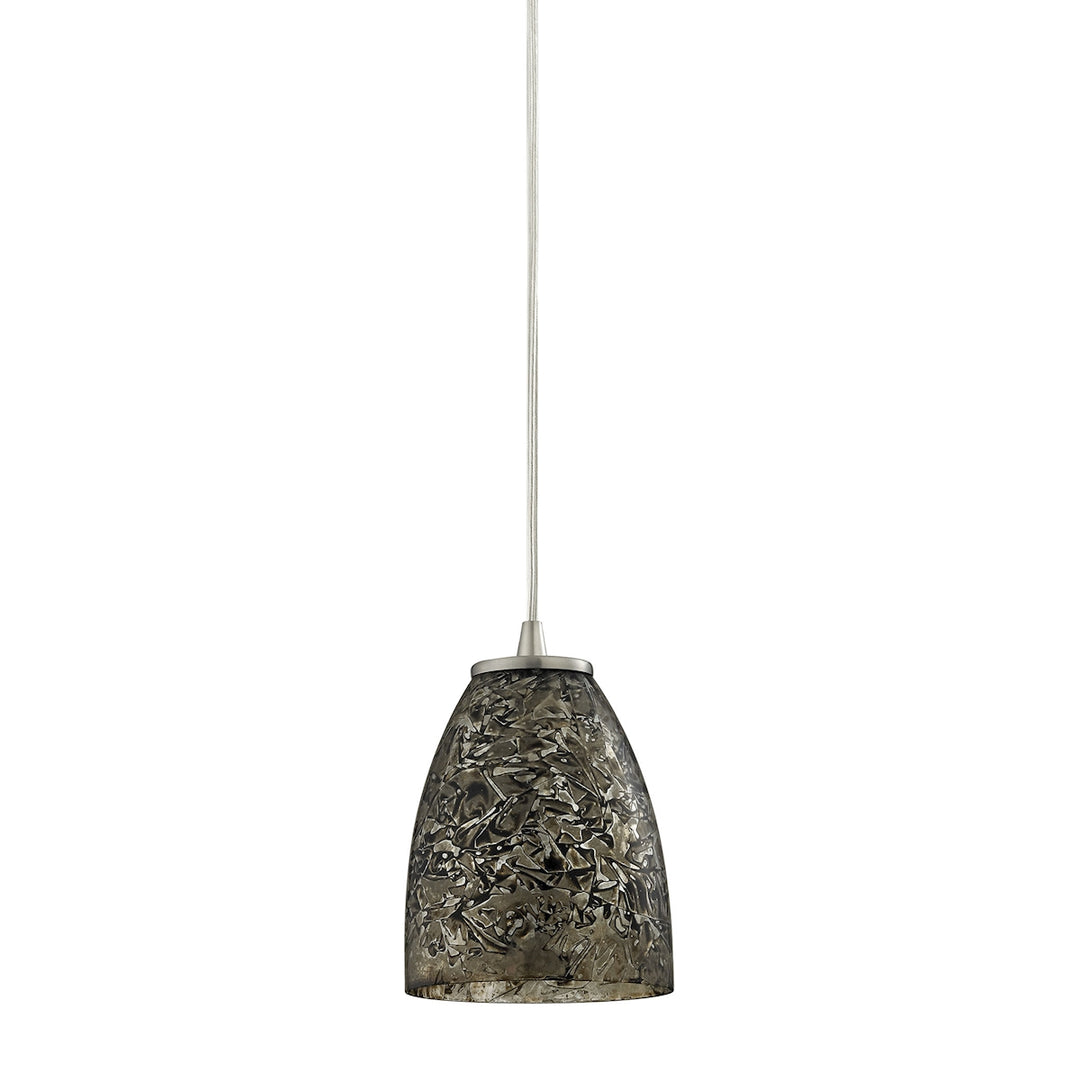 Elk Fissure 10465/1BRF Pendant Light - Satin Nickel