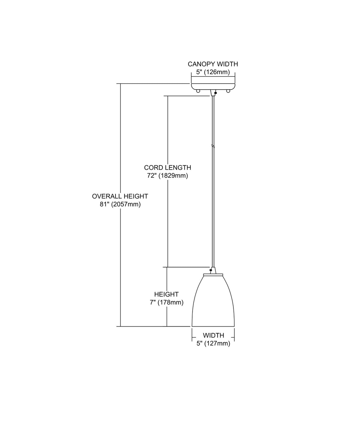 Elk Fissure 10465/1BRF Pendant Light - Satin Nickel