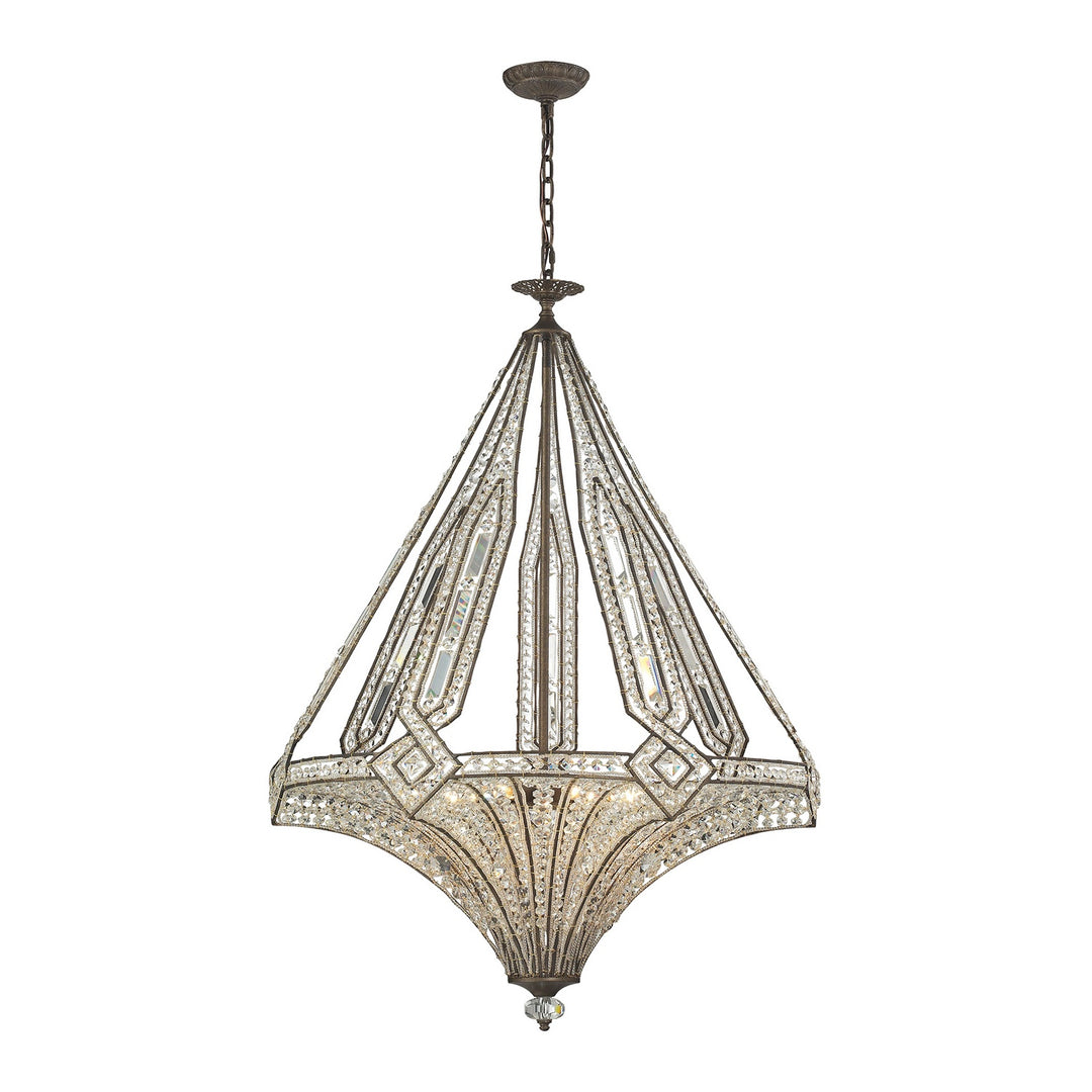 Elk Jausten 11784/7 Chandelier Light - Antique Bronze