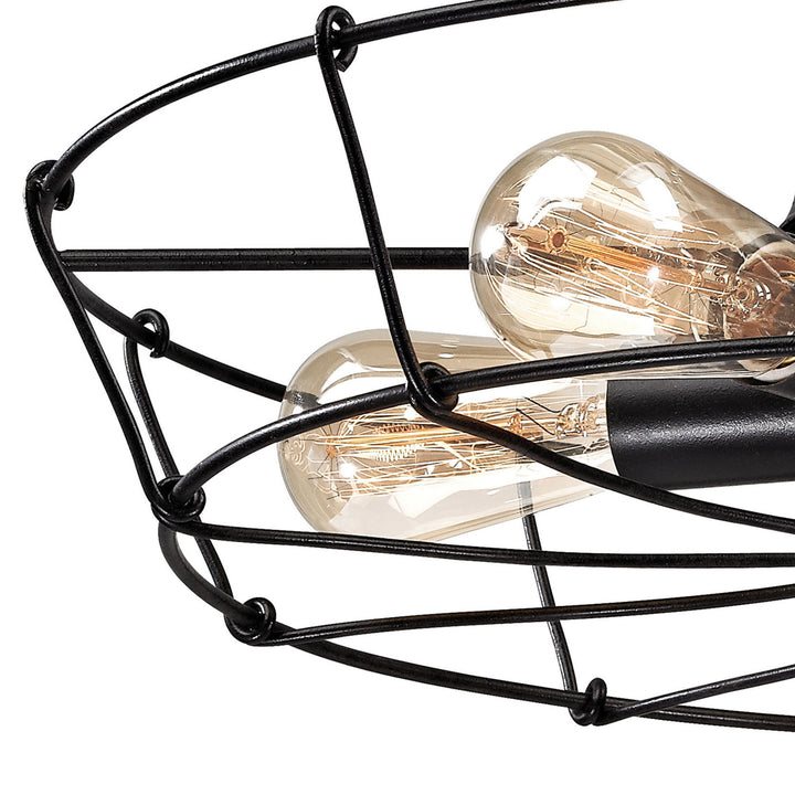 Elk Glendora 14259/5 Ceiling Light - Wrought Iron Black