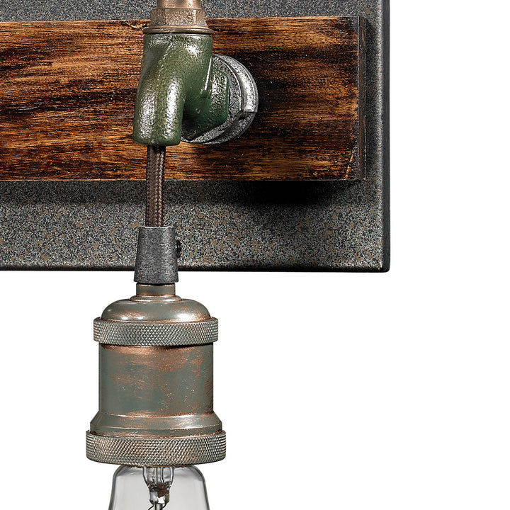 Elk Jonas 14282/3 Bath Vanity Light 19 in. wide - Multi Tone Weathered