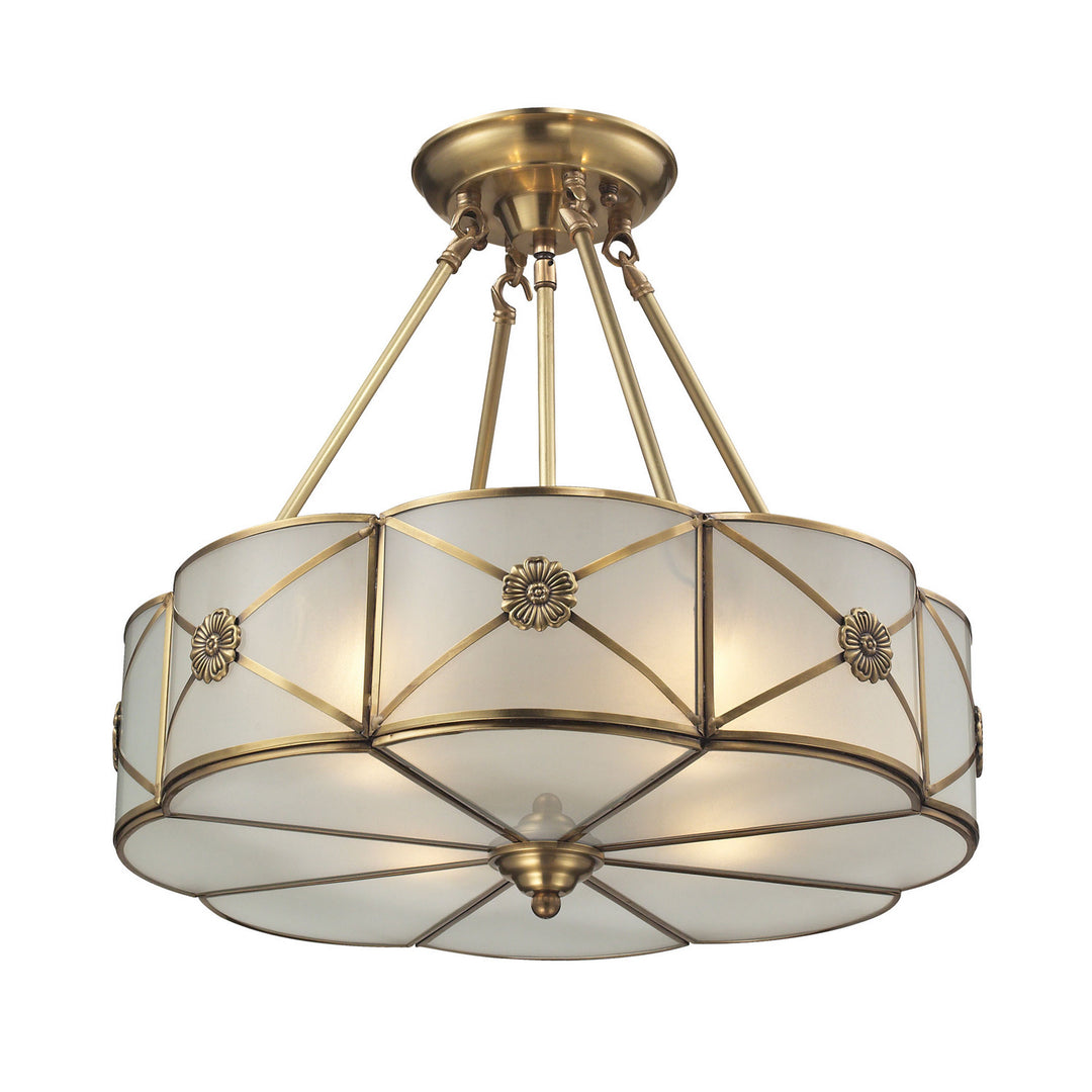 Elk Preston 22004/4 Pendant Light - Brushed Brass