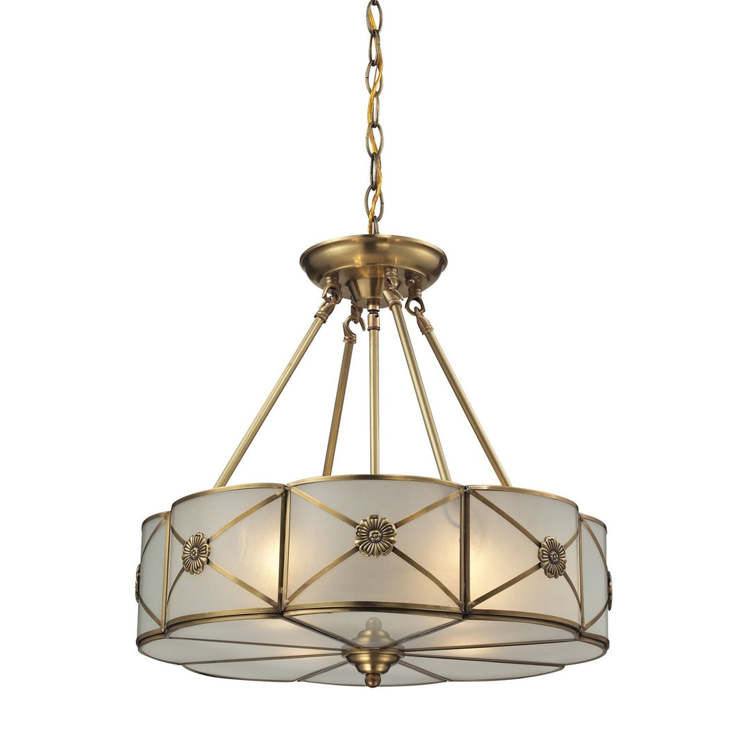 Elk Preston 22004/4 Pendant Light - Brushed Brass
