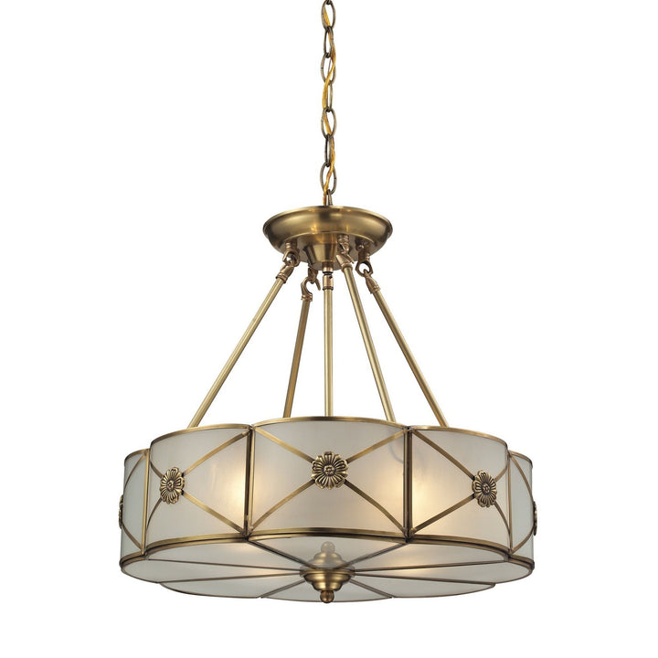 Elk Preston 22004/4 Pendant Light - Brushed Brass