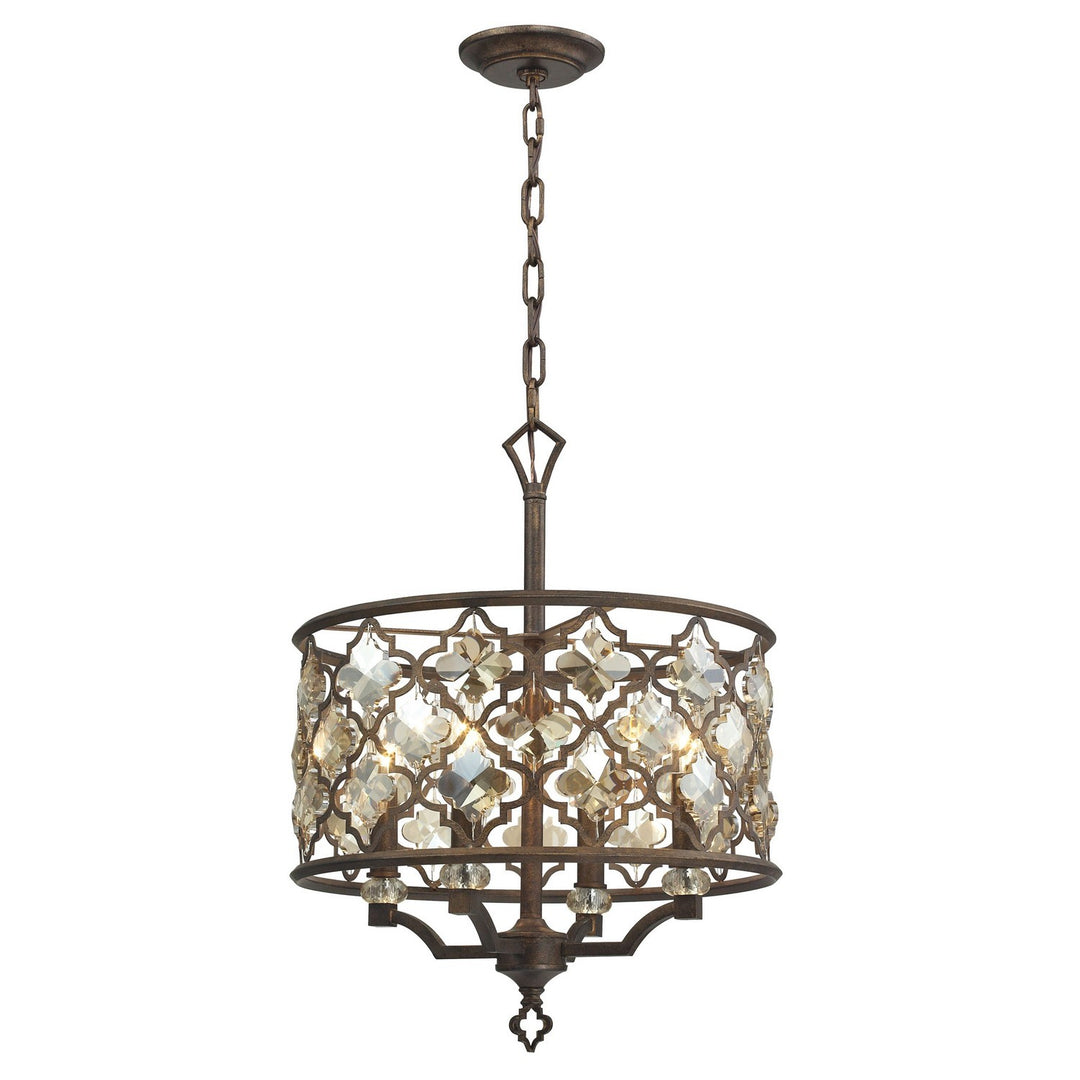 Elk Armand 31096/4 Chandelier Light - Weathered Bronze