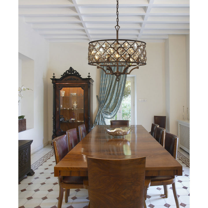 Elk Armand 31097/6 Chandelier Light - Weathered Bronze