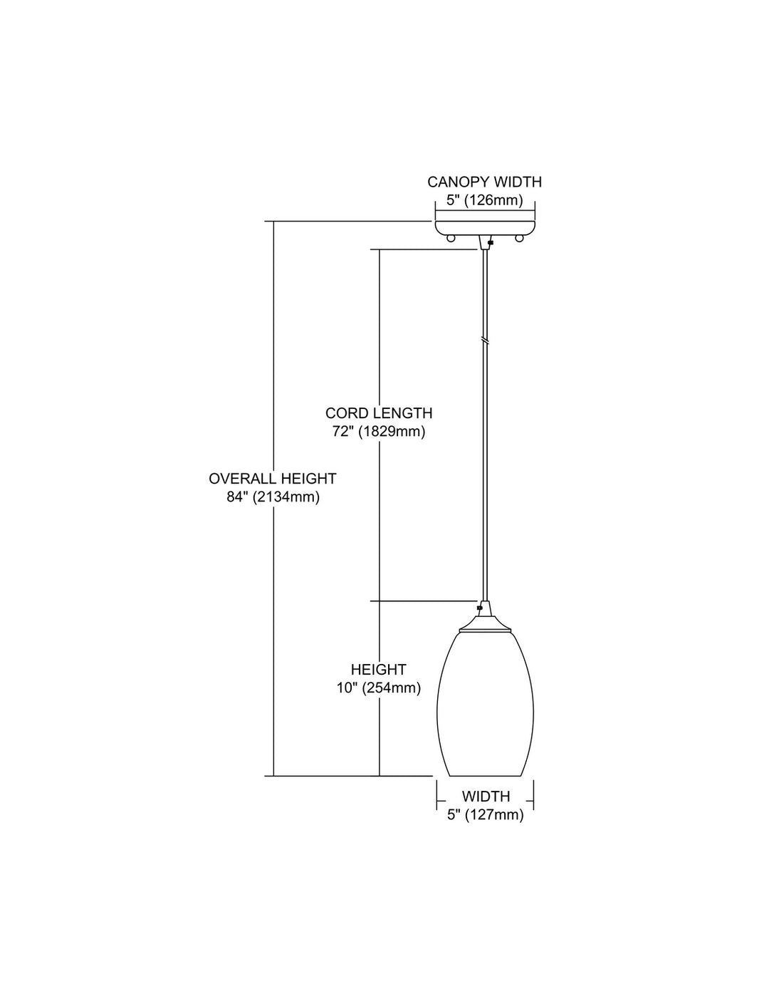 Elk Tidewaters 31610/1 Pendant Light - Satin Nickel