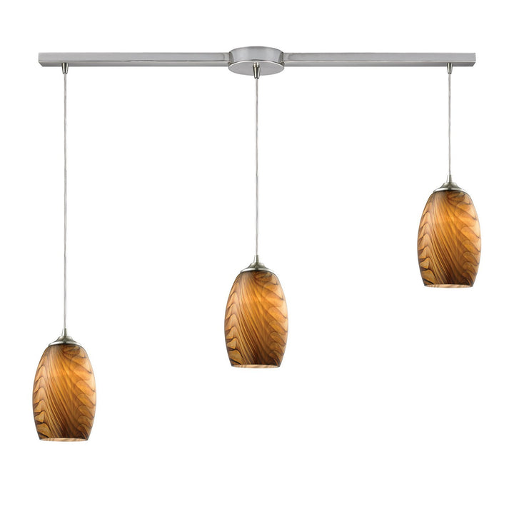 Elk Tidewaters 31630/3L Pendant Light - Satin Nickel