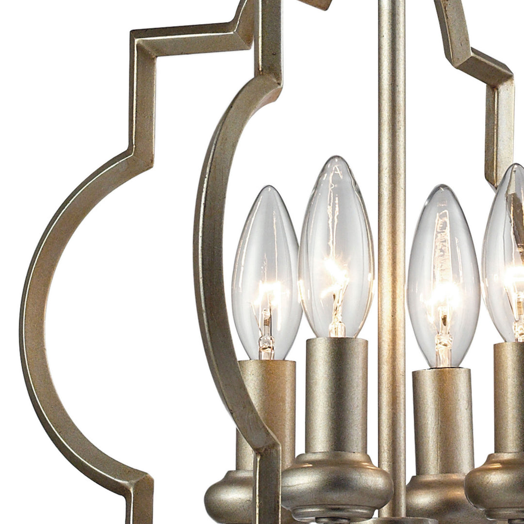 Elk Chandette 31802/4 Chandelier Light - Aged Silver