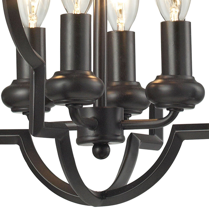 Elk Chandette 31812/4 Chandelier Light - Oil Rubbed Bronze
