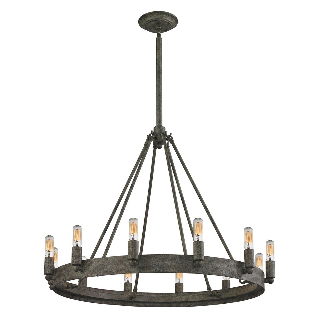 Elk Lewisburg 31821/12 Chandelier Light - Malted Rust