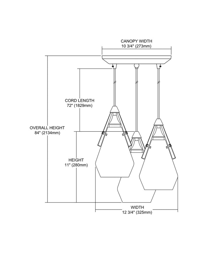 Elk Duncan 46172/3 Pendant Light - Oil Rubbed Bronze