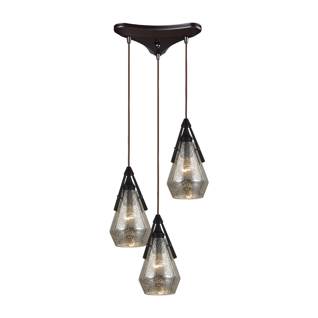 Elk Duncan 46172/3 Pendant Light - Oil Rubbed Bronze