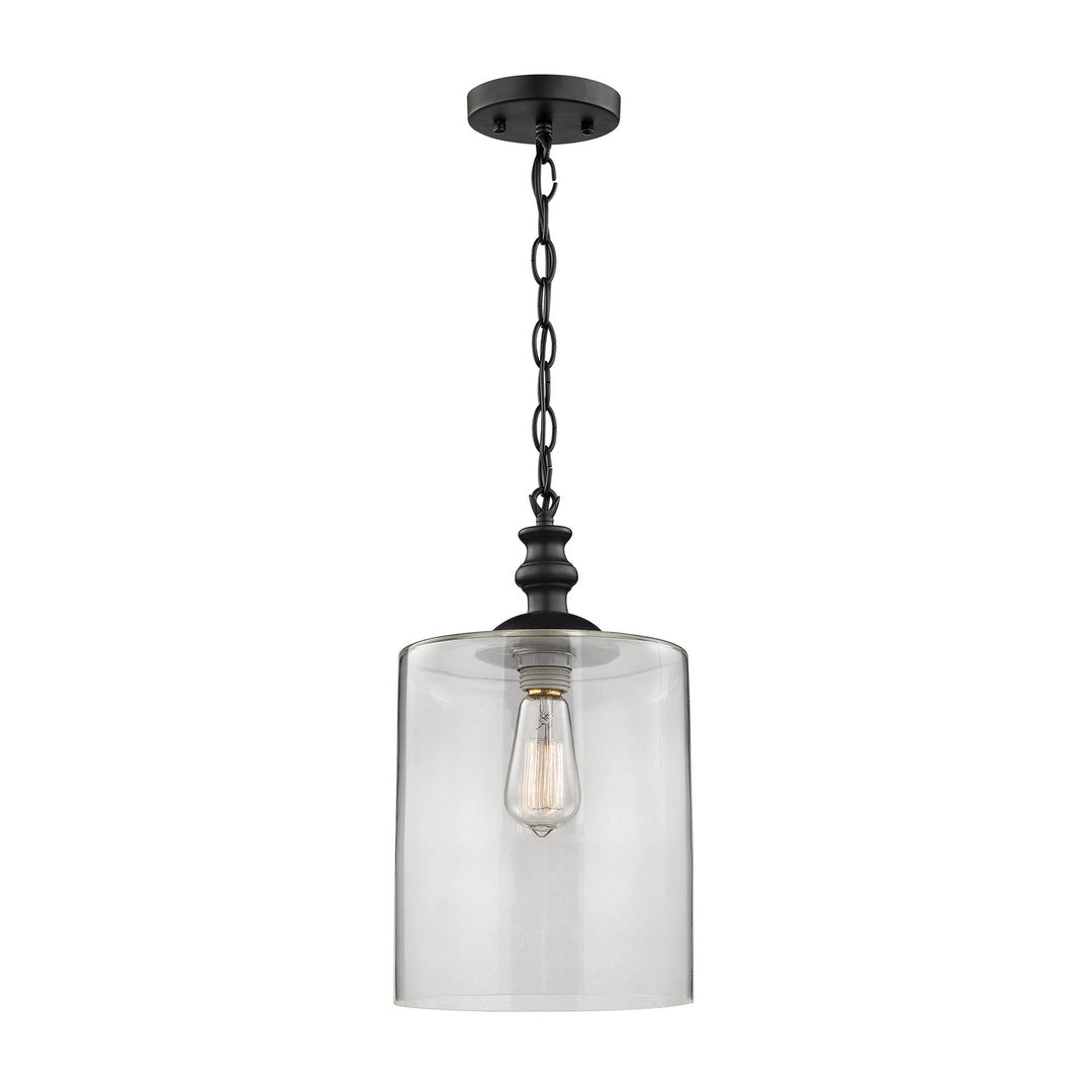 Elk Bergen 46221/1 Pendant Light - Matte Black