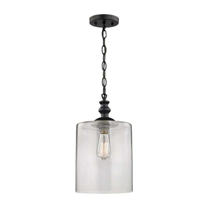 Elk Bergen 46221/1 Pendant Light - Matte Black