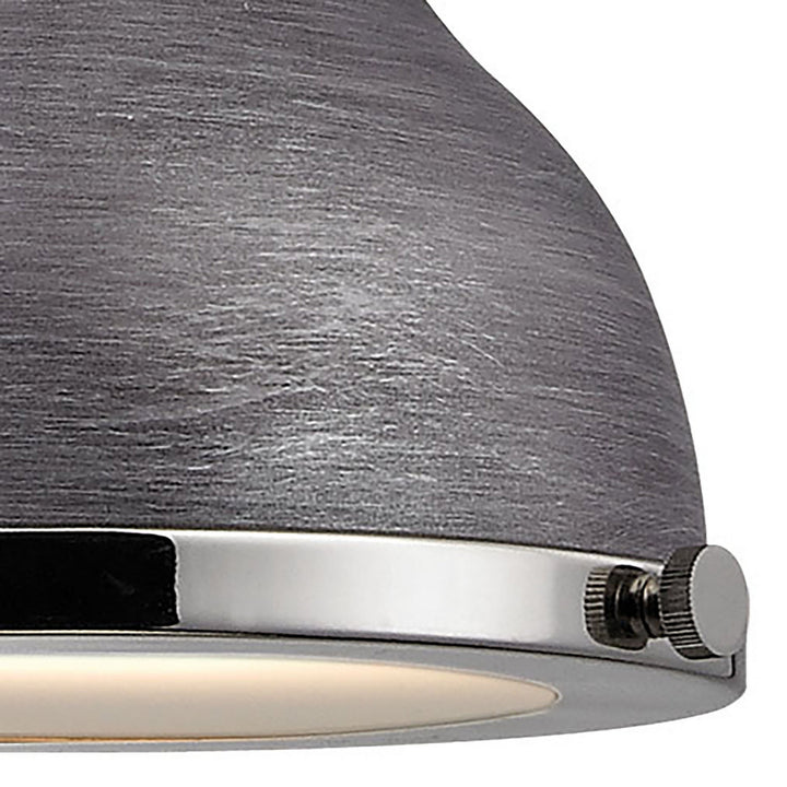 Elk Rutherford 57080/1 Pendant Light - Weathered Zinc
