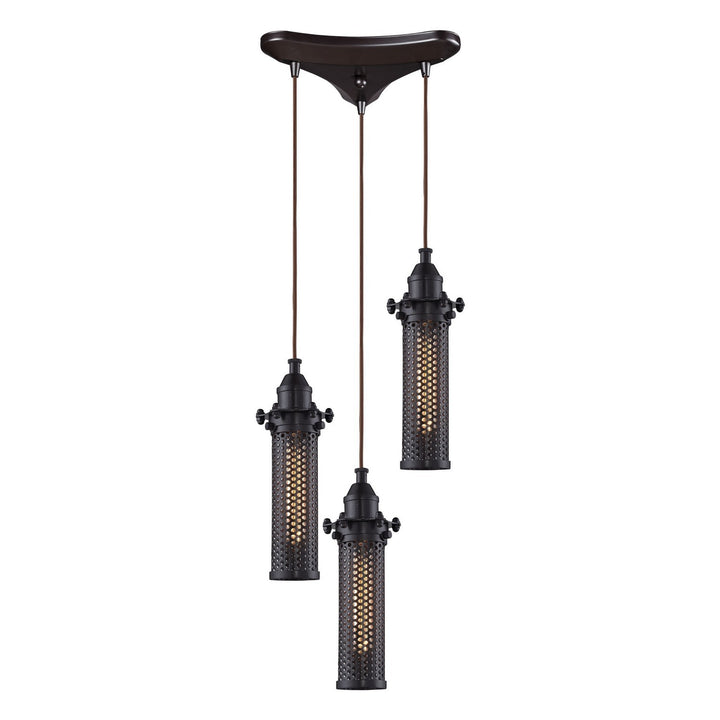 Elk Fulton 66325/3 Pendant Light - Oil Rubbed Bronze