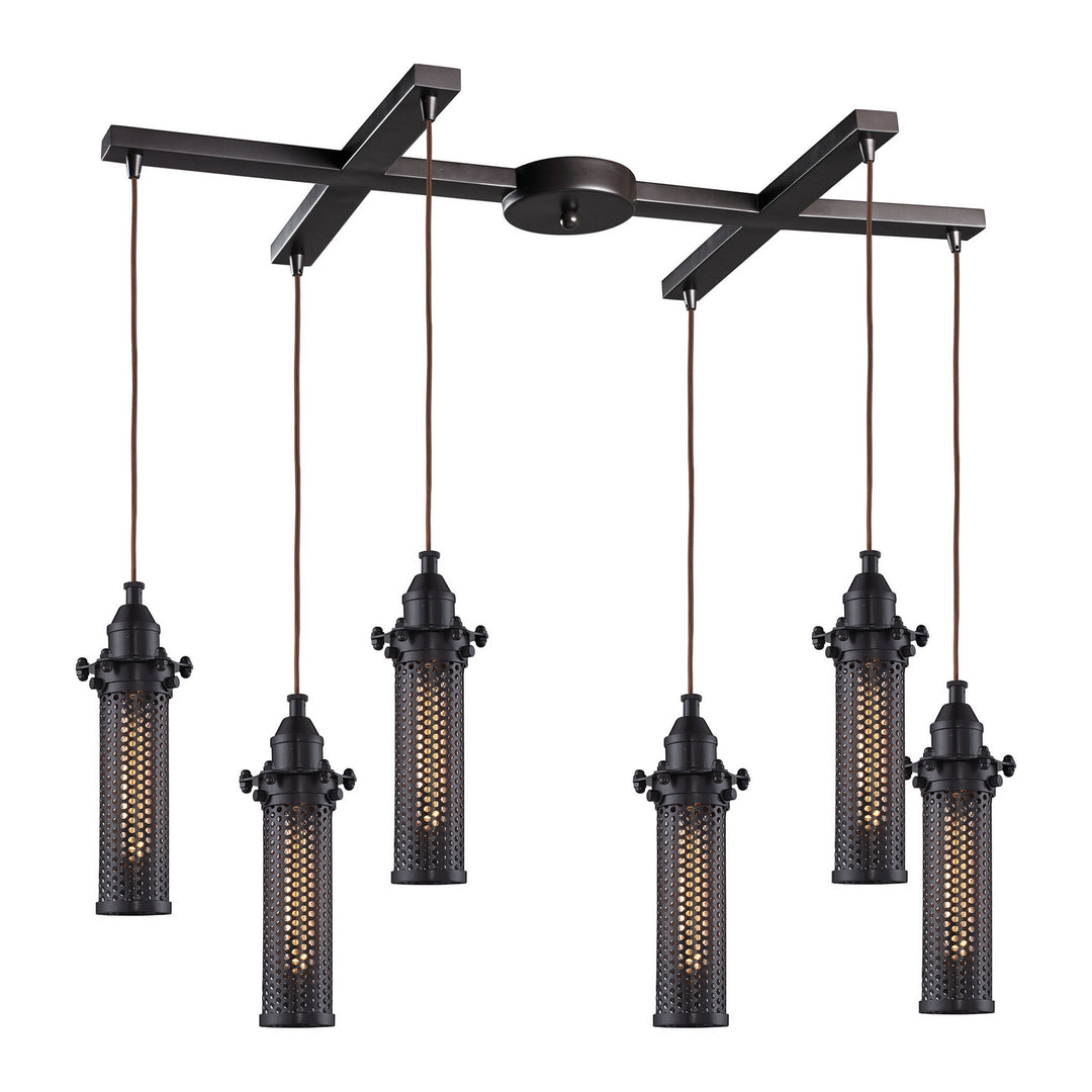 Elk Fulton 66325/6 Pendant Light - Oil Rubbed Bronze