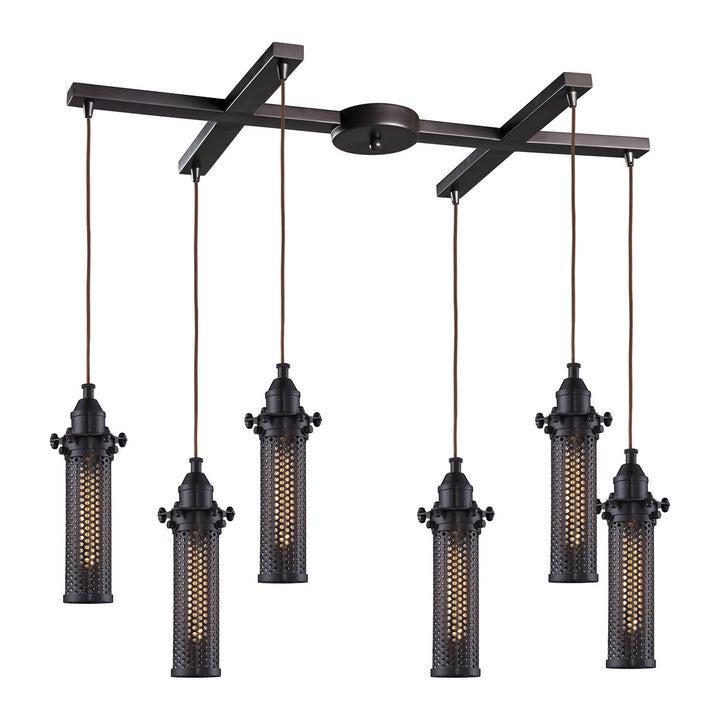Elk Fulton 66325/6 Pendant Light - Oil Rubbed Bronze
