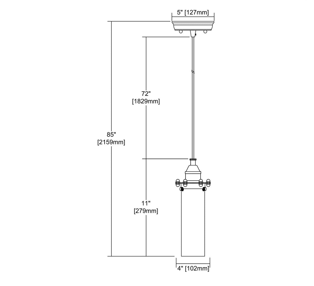 Elk Fulton 66326/1 Pendant Light - Oil Rubbed Bronze