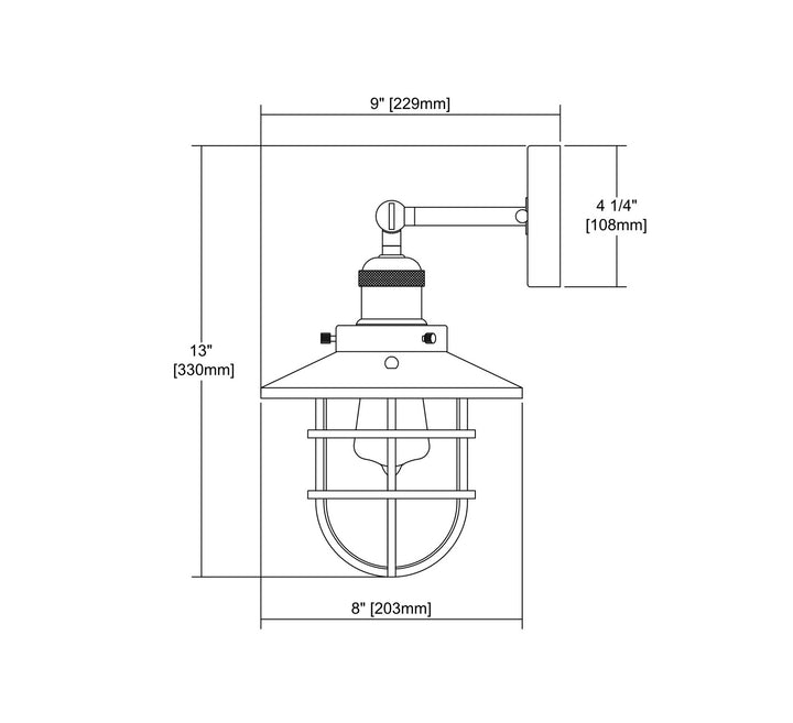 Elk Seaport 66366/1 Wall Sconce Light - Oil Rubbed Bronze