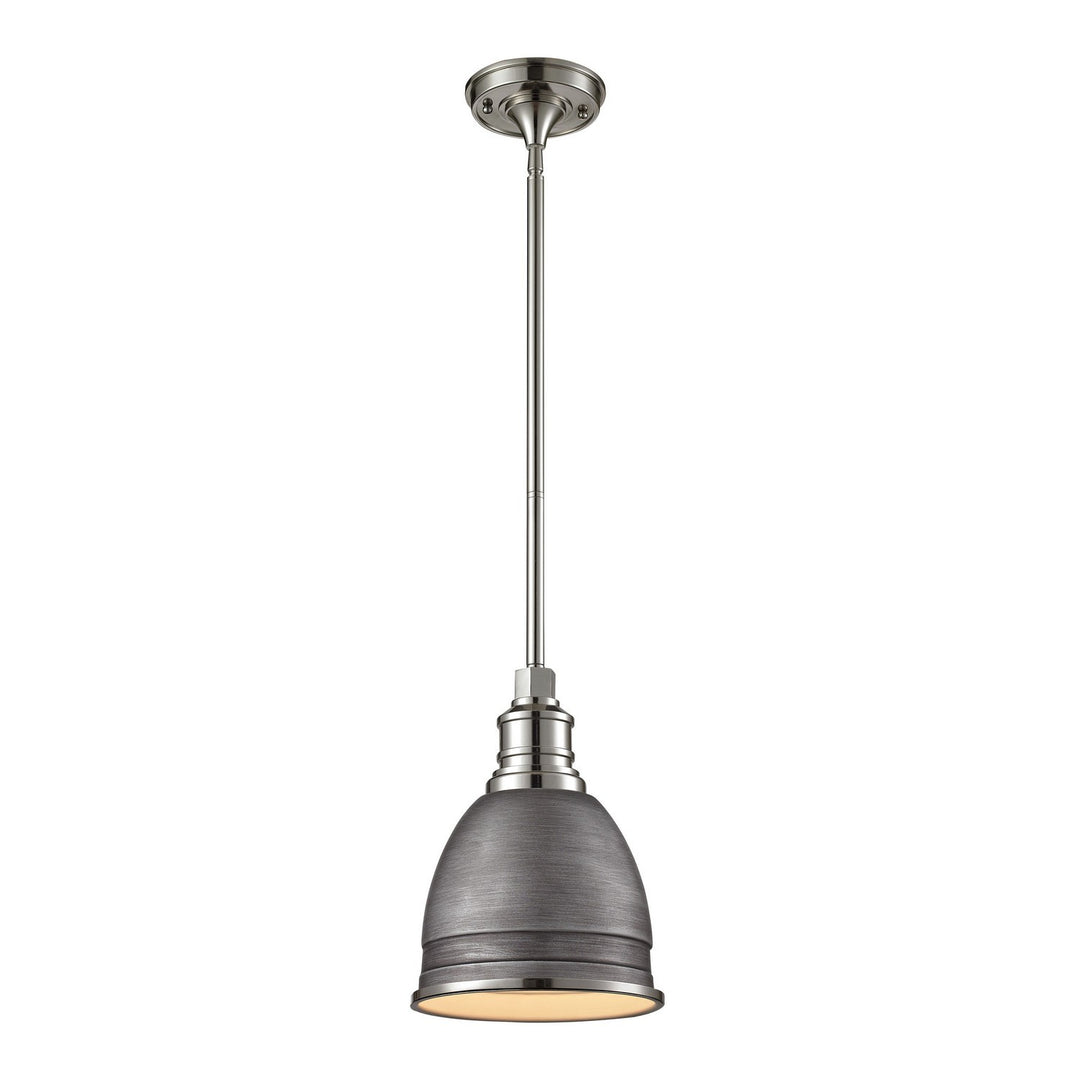 Elk Carolton 66880/1 Pendant Light - Polished Nickel