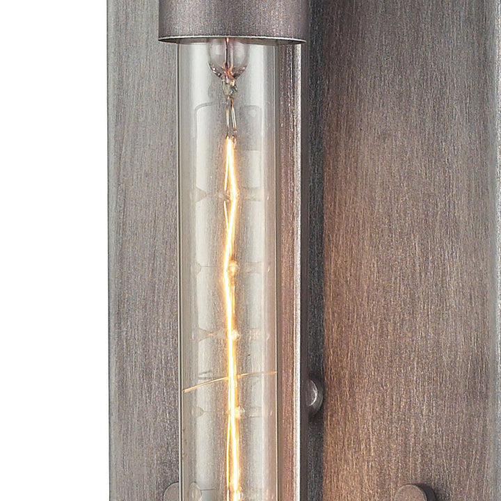 Elk Laboratory 66890/1 Wall Sconce Light - Weathered Zinc