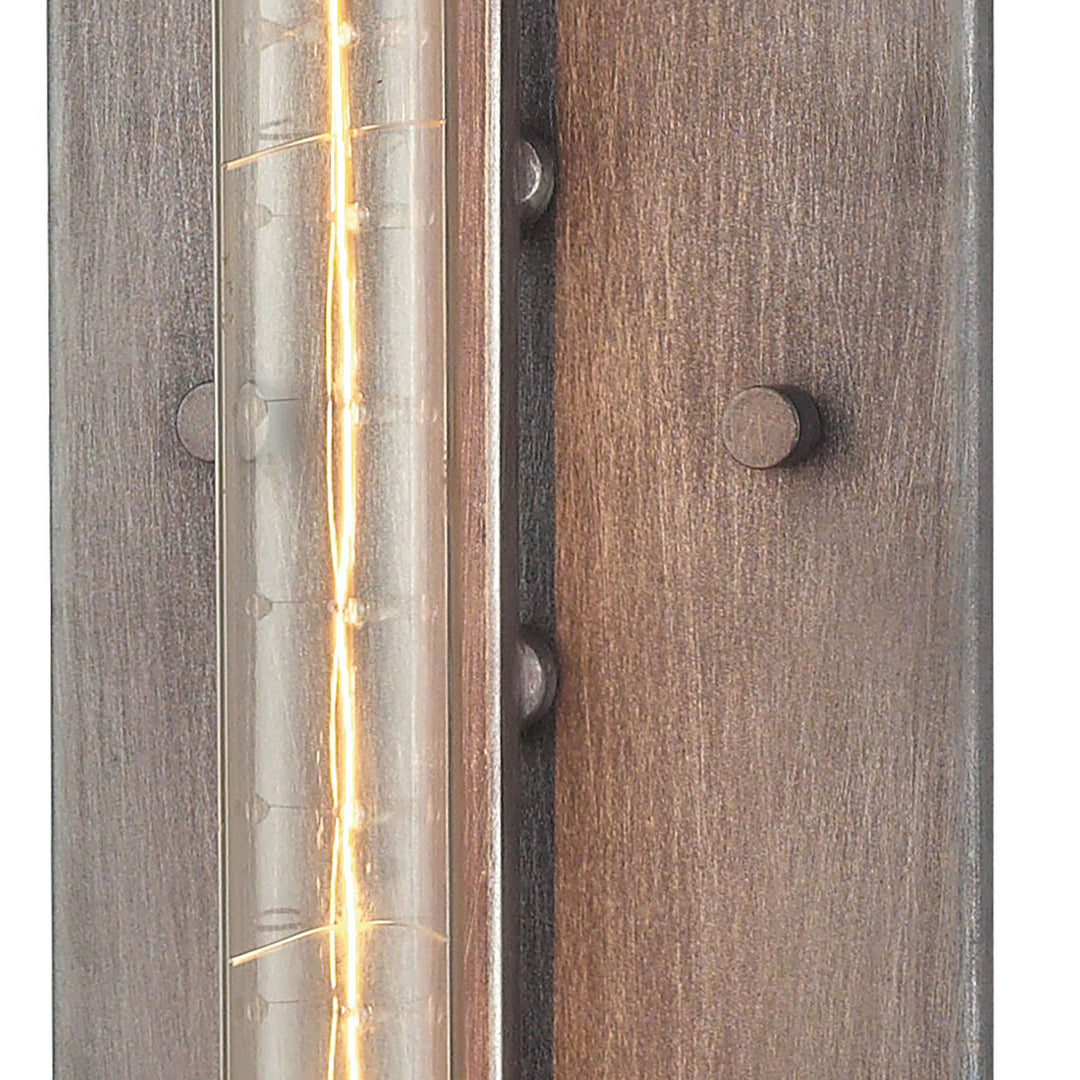 Elk Laboratory 66890/1 Wall Sconce Light - Weathered Zinc