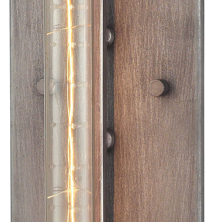 Elk Laboratory 66890/1 Wall Sconce Light - Weathered Zinc