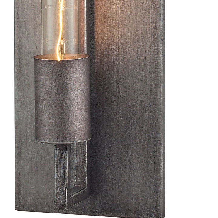Elk Laboratory 66890/1 Wall Sconce Light - Weathered Zinc